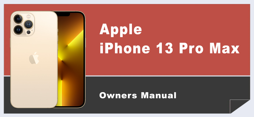 iphone 13 pro max owners manual